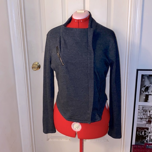 Converse Sweatshirt Motorcycle Jacket - Picture 1 of 9